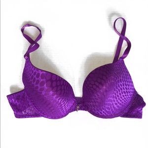 Purple Padded Bra 38C